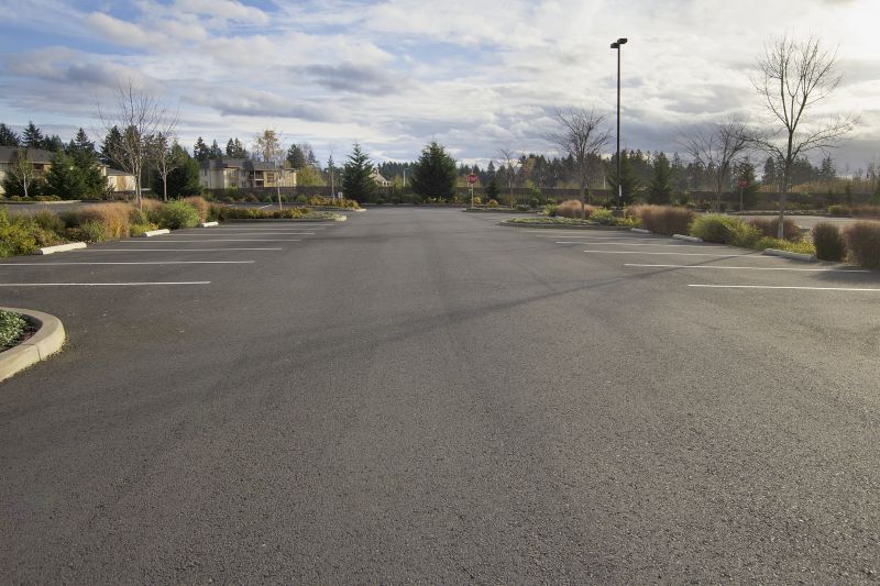Completed Commercial Parking Lot