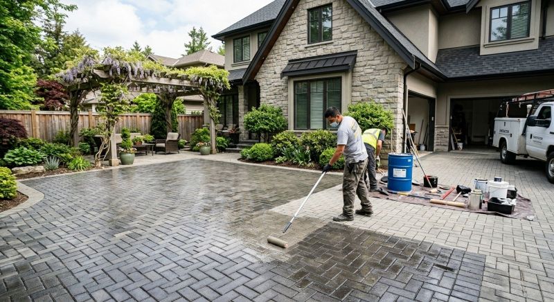 Hardscape Sealing in Kansas City, KS